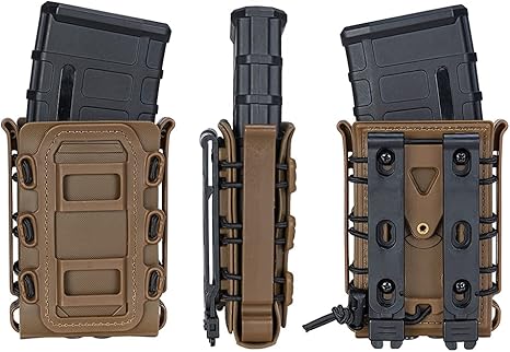 IDOGEAR Mag Pouch 5.56mm Rifle Magazine Pouches Softshell Universal Mag Carrier for M4 AR15 M16 Magazines