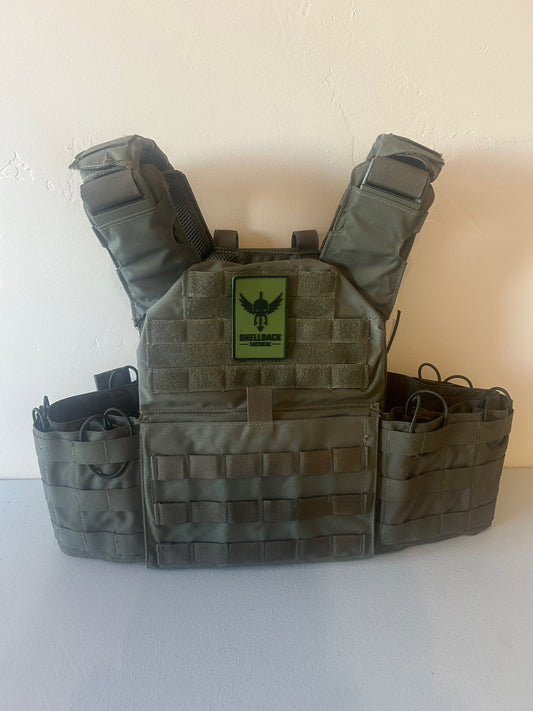 Shellback Tactical Skirmish Plate Carrier- Ranger Green- DEMO