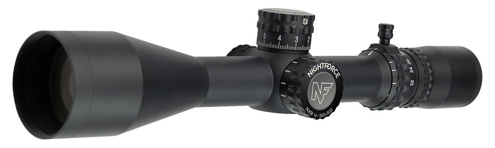 Nightforce NX8 – 4-32X50mm- SFP- MOAR-CF2 Reticle