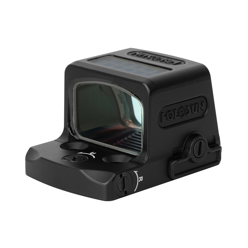 Holosun EPS Enclosed Pistol Reflex Sight 1x Red Dot Multi-Reticle Solar/Battery Powered Matte Black