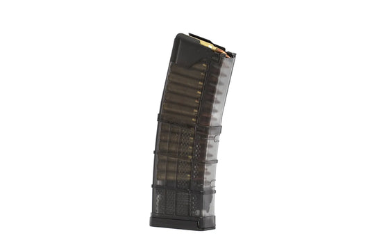 Lancer Systems L5 AWM Advanced Warfighter Magazine AR-15 223 Remington, 5.56x45mm 30-Round Polymer Translucent Smoke