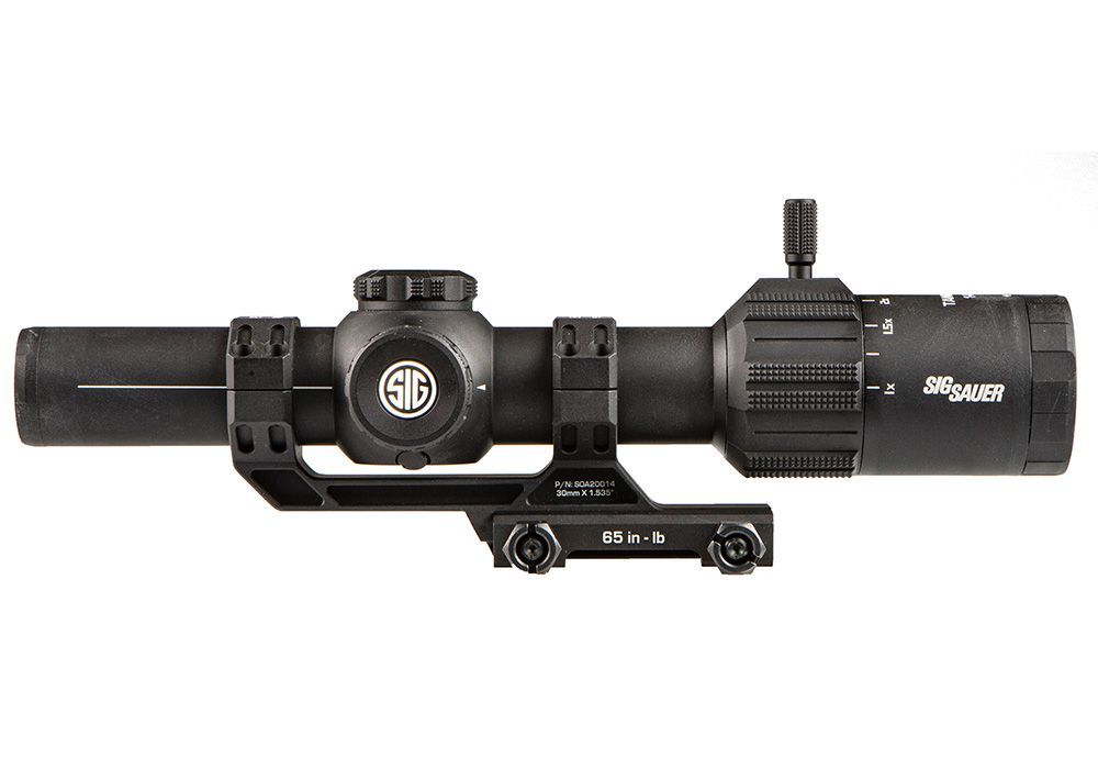 SIG Sauer Tango MSR LPVO Scope 1-6x24mm SFP w/ Alpha Cantil. MSR Mount, Black - SOT61000