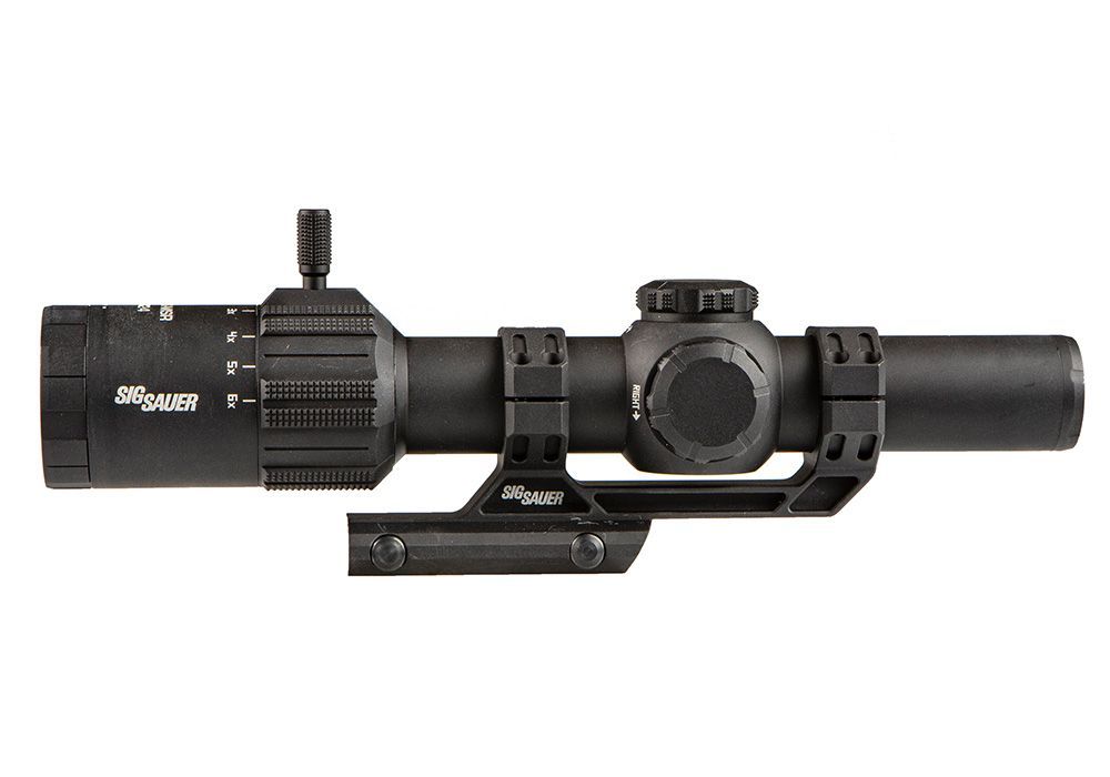 SIG Sauer Tango MSR LPVO Scope 1-6x24mm SFP w/ Alpha Cantil. MSR Mount, Black - SOT61000